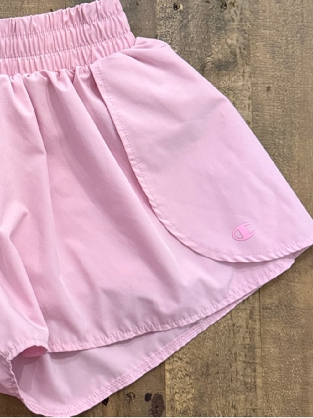 Champion Light Pink Girls Athletic Skort Shorts size large